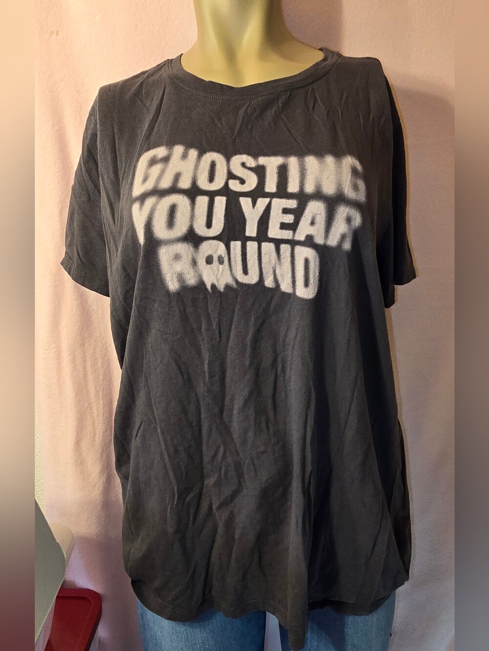Torrid Black Plus Size 'Ghosting You Year Round' Graphic Tee